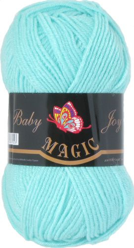 Пряжа Baby Joy (Magic). цвет 5707 мятный, 50гр/133м,70% акрил 30% шерсть,5 шт в упаковке  #1