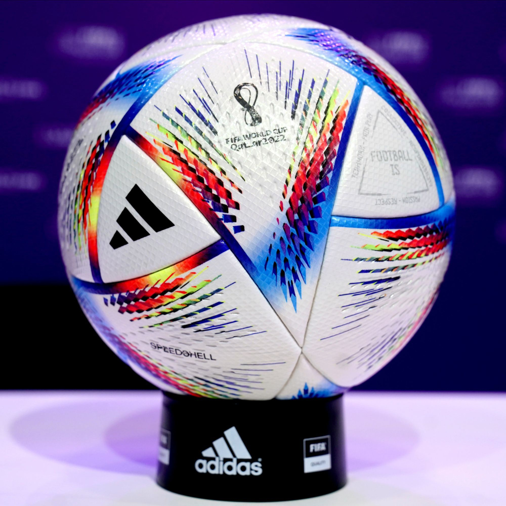 Футбольный мяч Adidas QATAR WORLD CUP 2022, 5 размер + насос #1