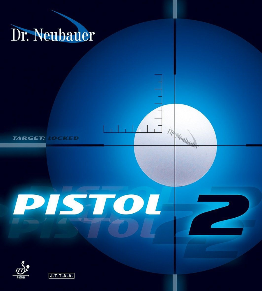 Dr. Neubauer PISTOL 2, 1.6 Красный. Накладка для ракетки настольного тенниса.  #1