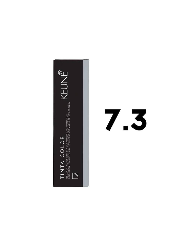 Keune Tinta Color 7.3 - Стойкая краска для волос средний золотистый блондин 60 мл  #1