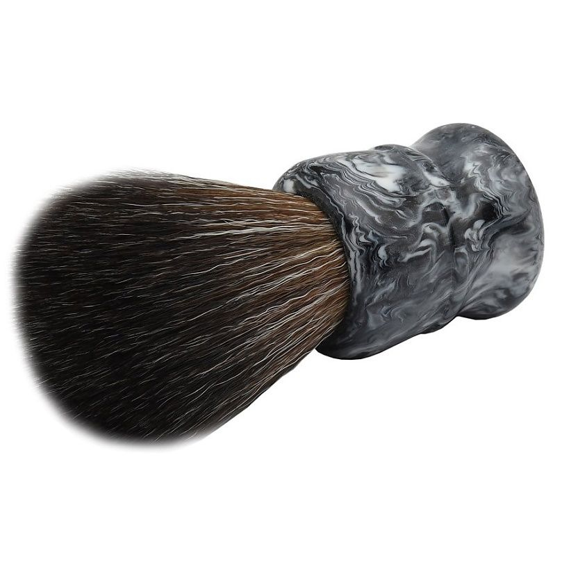 PEARL SHAVING Помазок для бритья с увеличенным узлом 29 мм SBB-97 Marble gray Серый  #1