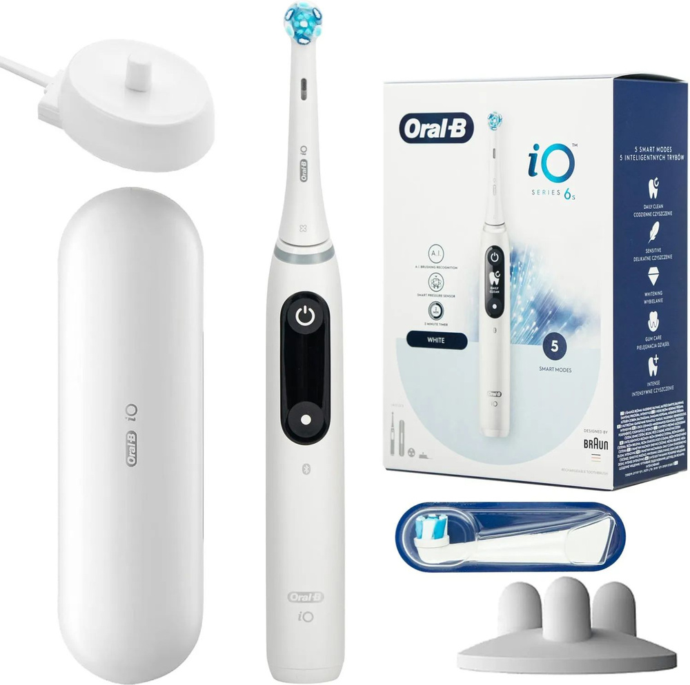 Электрическая зубная щетка Oral-B iO Series 6s, белая #1