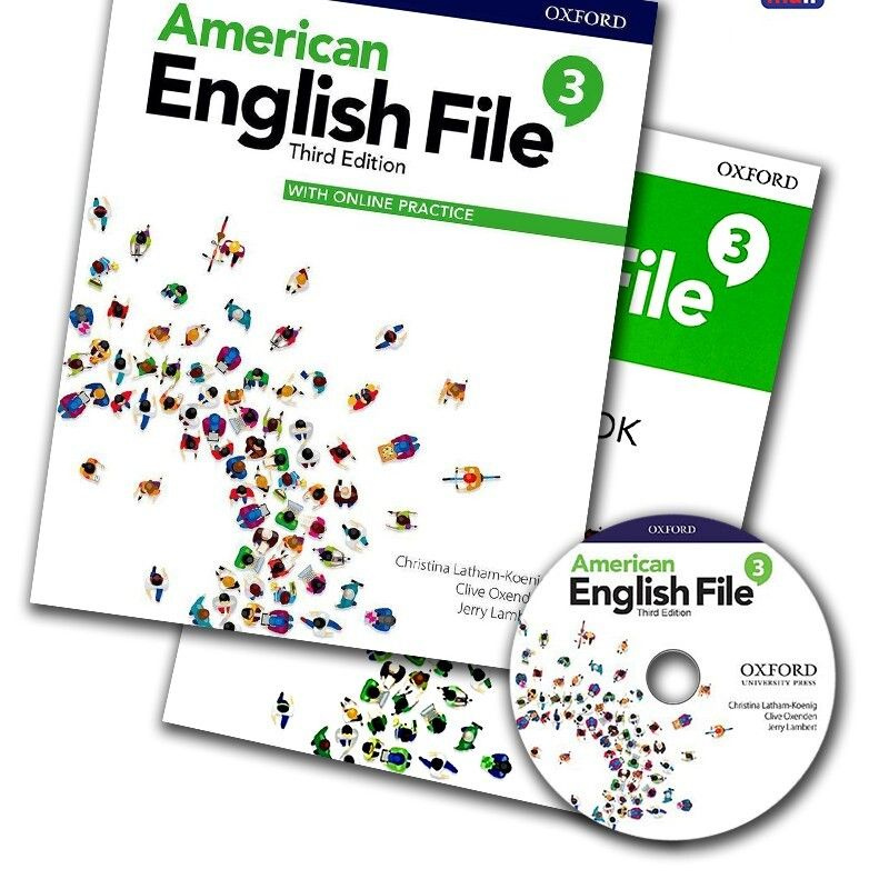 American English File 3 Third Edition (Student's book + Workbook + диск) 3rd edition #1