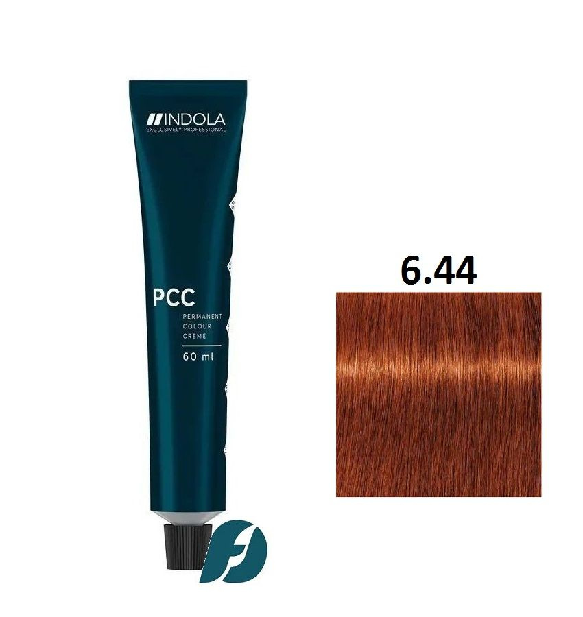 Indola Professional Permanent Caring Color 6.44 Стойкая крем-краска для волос темный блондин интенсивный #1