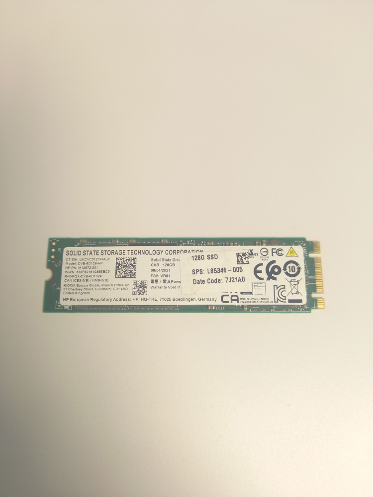 HP 128 ГБ Внутренний SSD-диск HP CVB-8D128 (M12672-001) #1