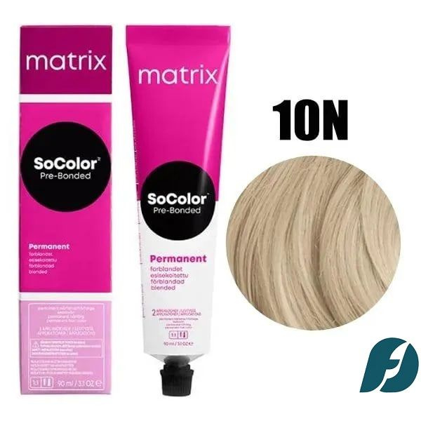 Matrix SOCOLOR 10N Крем-краска стойкая для волос Очень-очень светлый блондин, 90мл.  #1