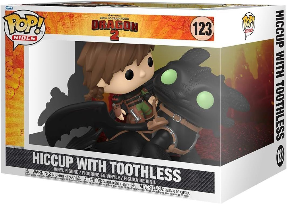 Фигурка Funko POP! Rides How to Train Your Dragon 2 Hiccup with Toothless (123) #1