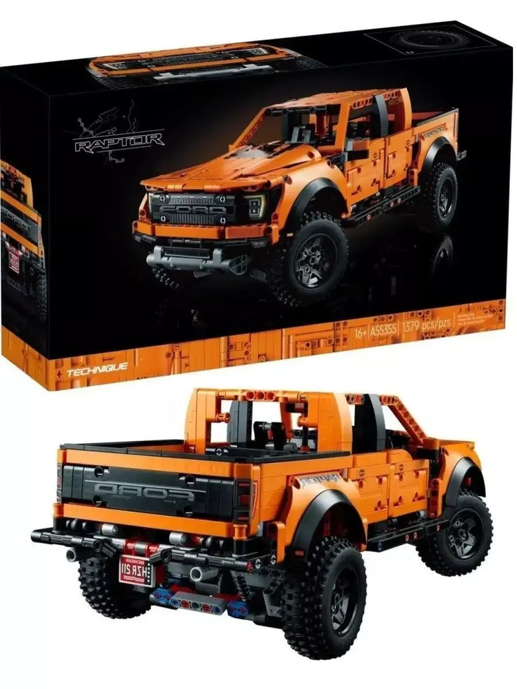 Конструктор Пикап Форд Ford F-150 Raptor 1379 деталей 55355 #1