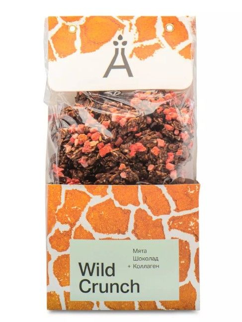 Гранола хрустящая Wild Crunch, Мята и Шоколад от Елены Наумовой, 260 г, Москва  #1