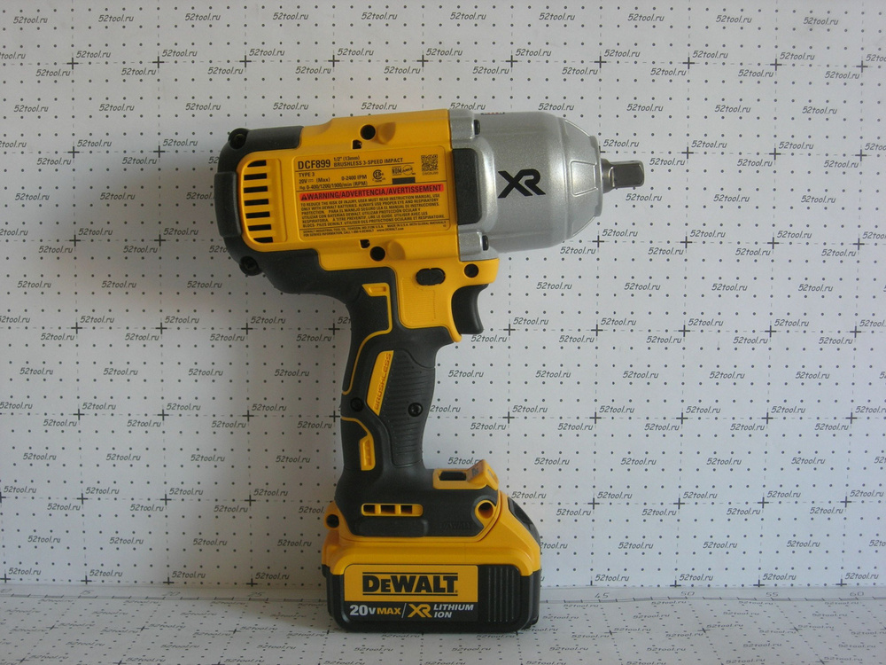 Гайковерт аккумуляторный ударный, шуруповерт бесщеточный DeWalt XR, 21V, 5.0 Ah  #1