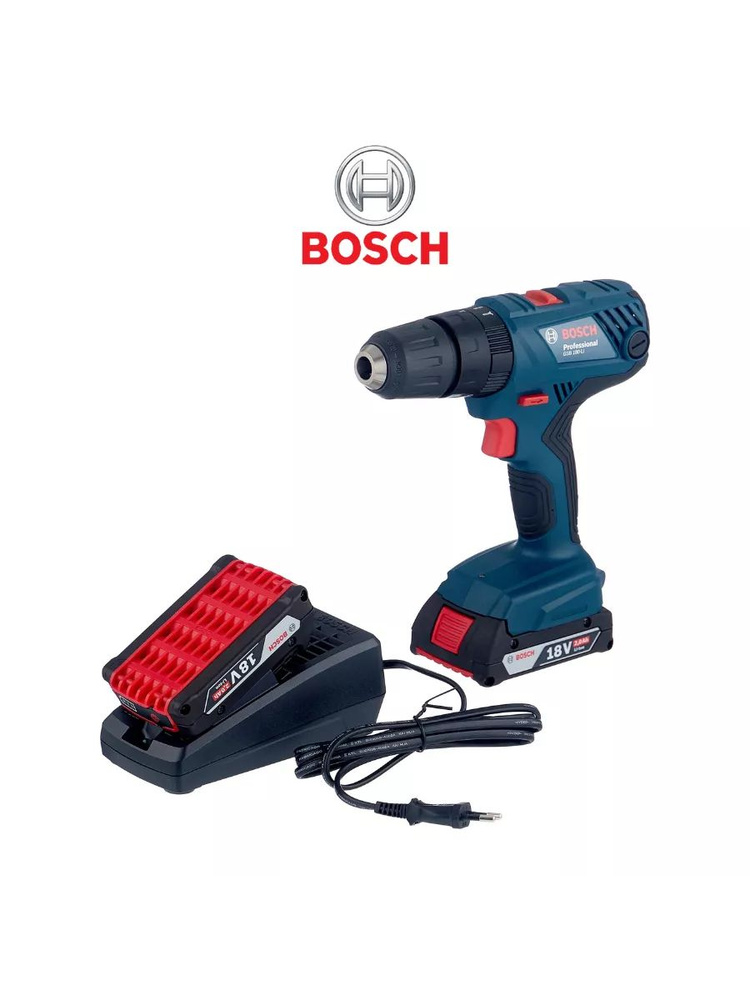 Bosch Дрель-шуруповерт, 18 В, 54 Нм, 2 АКБ #1