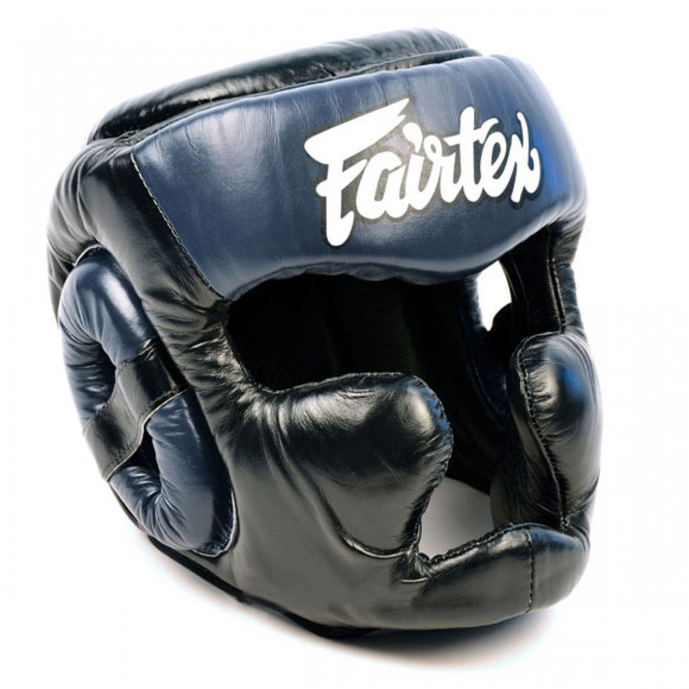 Шлем Fairtex HG13 black blue (Full Head) M #1