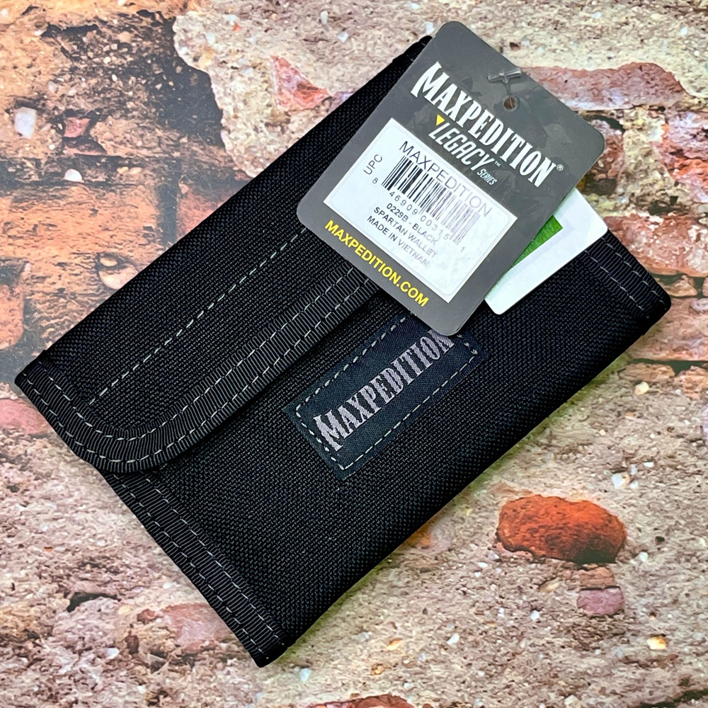 Кошелек Maxpedition MX229B Spartan Wallet, Black #1