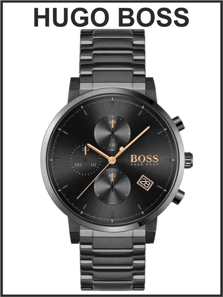 Мужские наручные часы Hugo Boss кварцевые #1