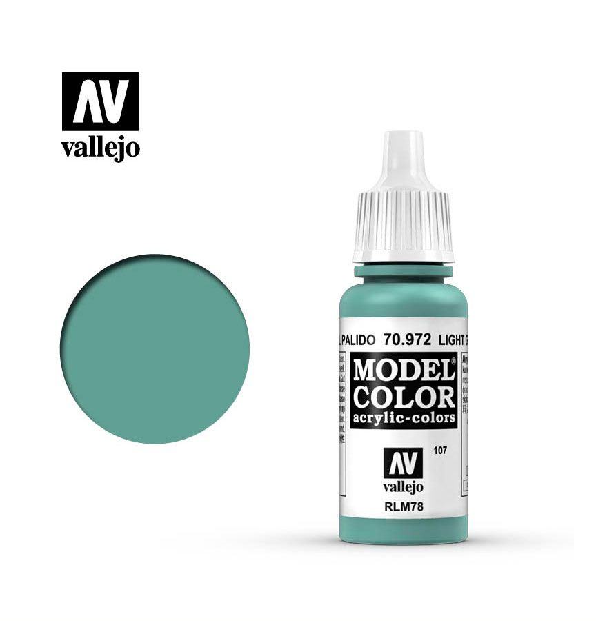 Краска Vallejo "Model Color" / 70.972 Light Green Blue 17 мл #1