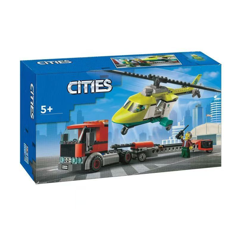 Конструктор LEGO City Грузовик для спасательного вертолёта, 60343  #1