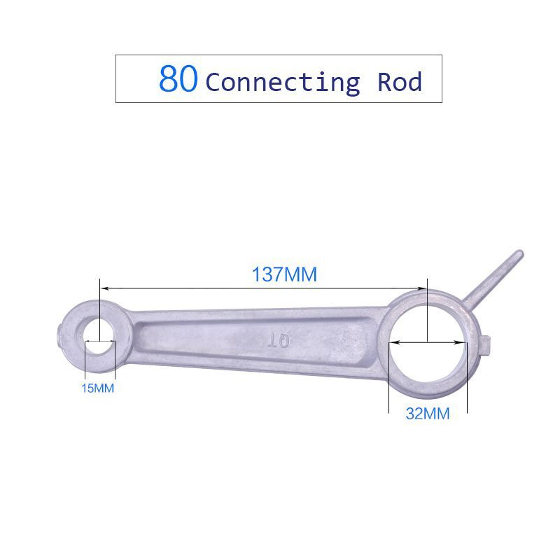 Соединительный стержень из алюминиевого сплава для воздушного компрессора, бесшумный бесмасляный прямой #1