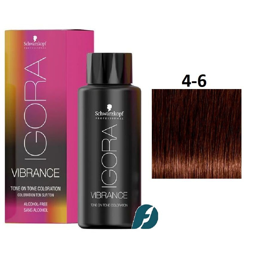 Schwarzkopf Professional Igora Vibrance 4-6 Краска для волос - Средний коричневый шоколадный, 60мл  #1