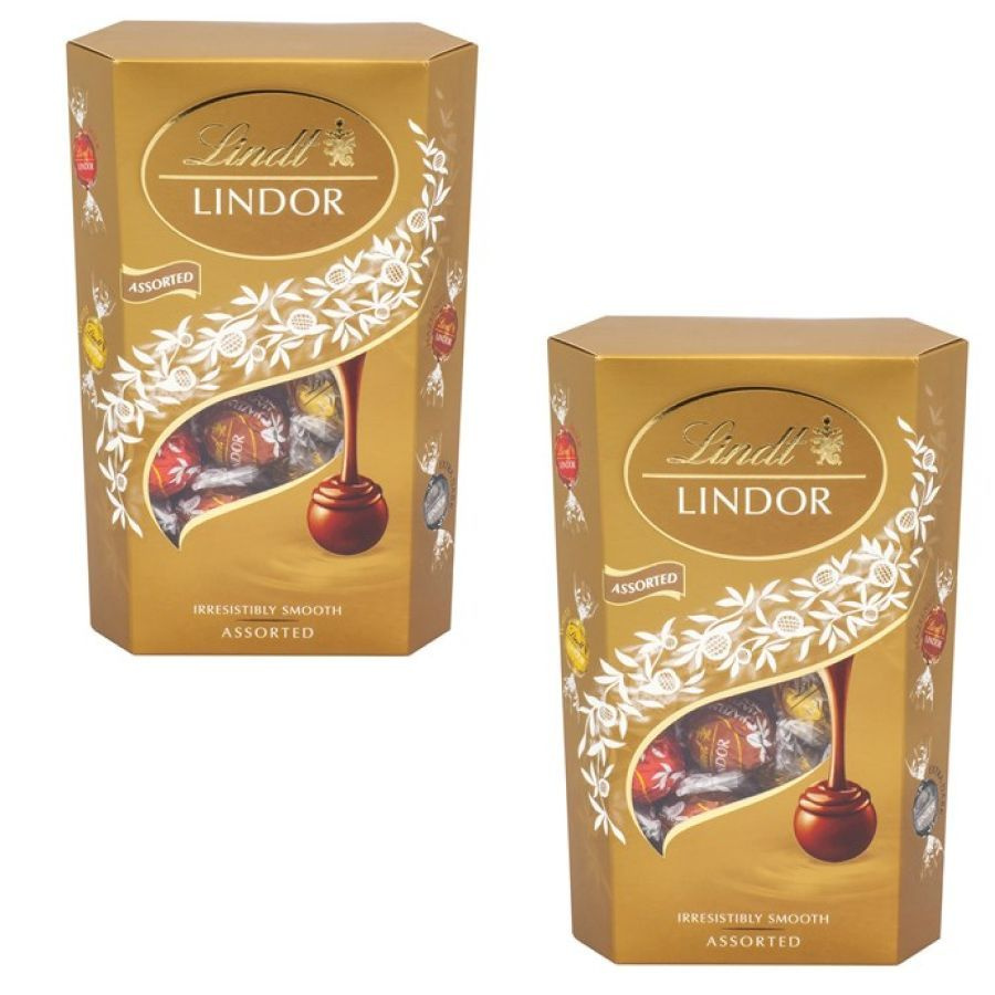 Набор конфет Lindt Lindor Ассорти из шоколада, 337г 2шт #1