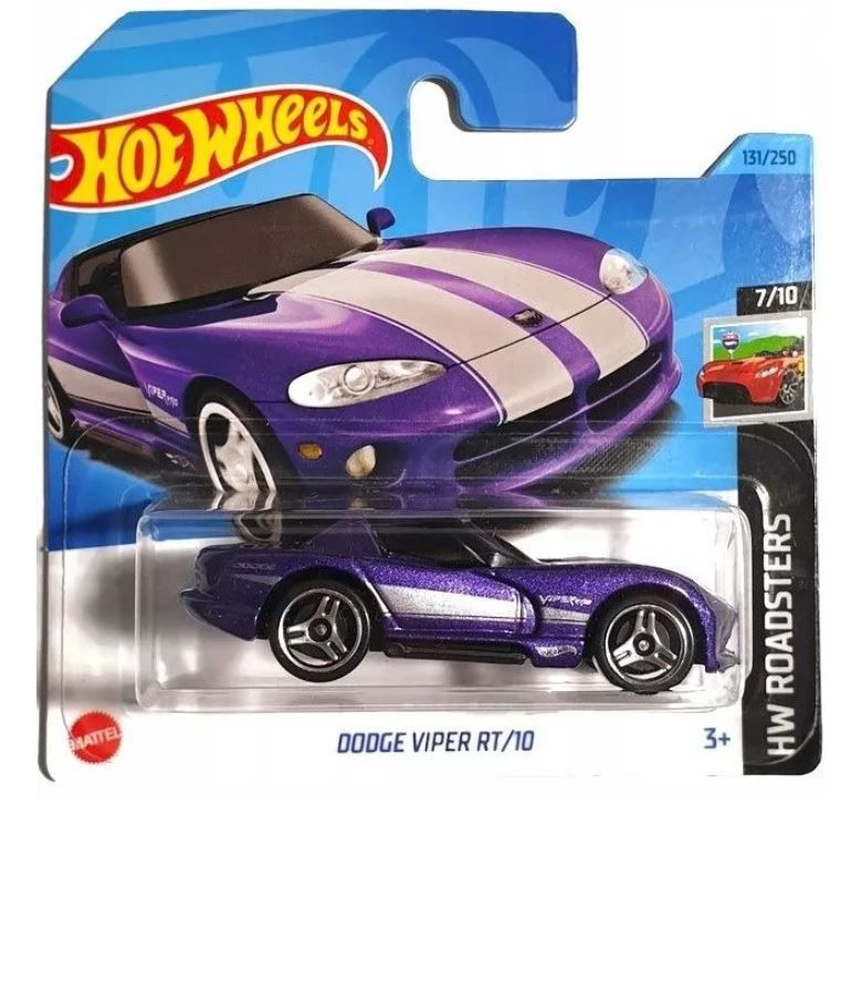 Машинка Hot Wheels Dodge Viper RT/10 / HW ROADSTERS / Хот Вилс Додж #1