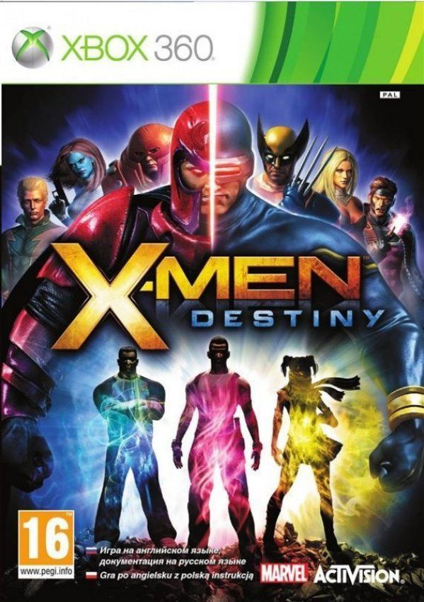 Игра X-Men Destiny Xbox 360 Диск #1