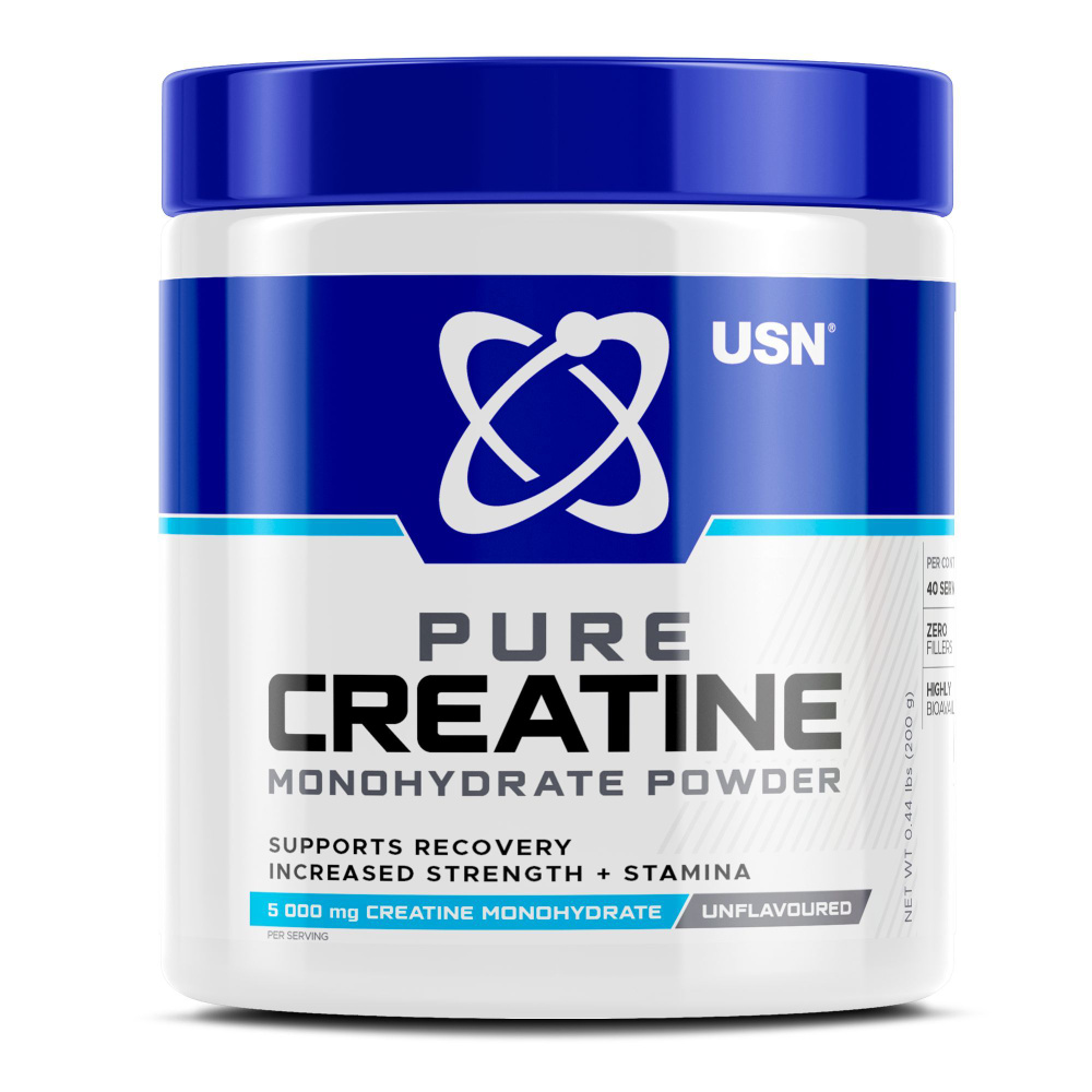 USN Pure Creatine Monohydrate Креатин моногидрат, 200 г. #1