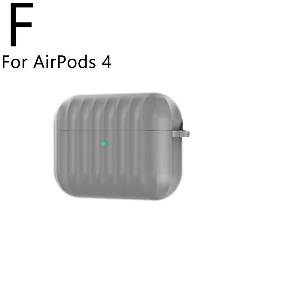 Новый противоударный силиконовый защитный чехол подходящий для AirPods 4  #1