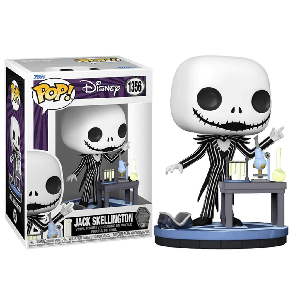 Фигурка Funko Pop! Nightmare Before Christmas: Jack Skellington at the Lab (Фанко Поп Джек Скеллингтон #1