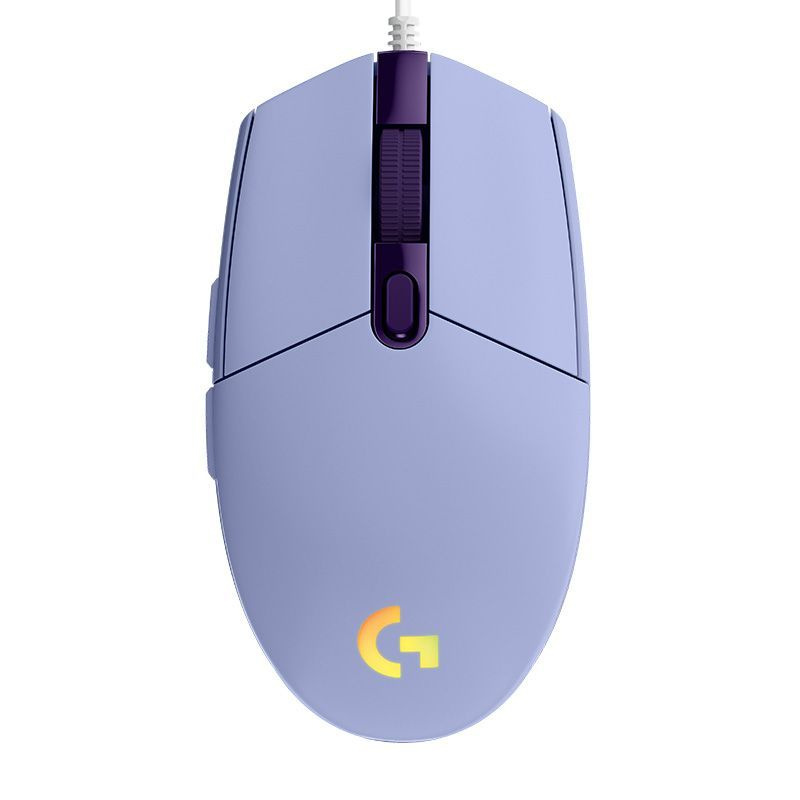 Logitech G Игровая мышь проводная G102 LIGHTSYNC Gen 2, сиреневый #1