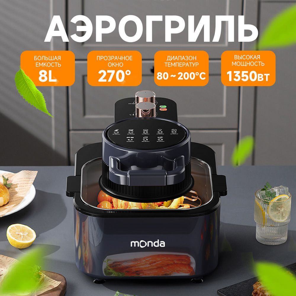 monda Аэрогриль Air fryer, темно-синий #1