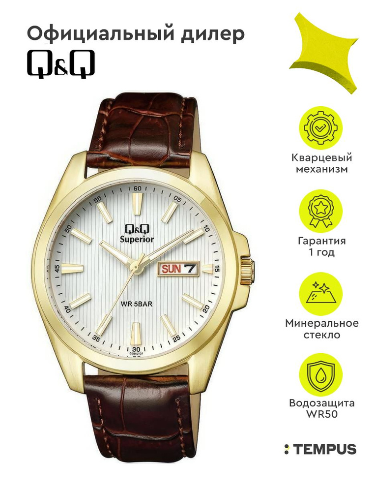 Мужские наручные часы Q&Q Superior S284J101Y #1