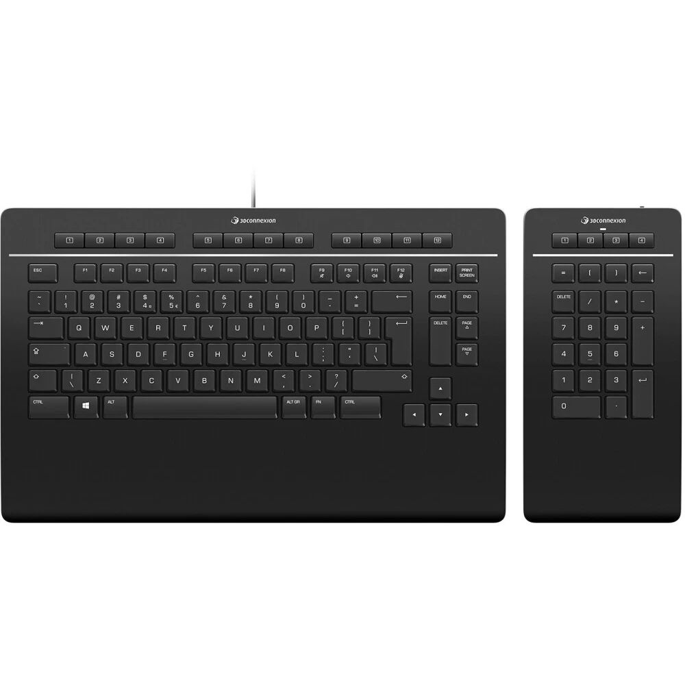 Клавиатура 3DConnexion Keyboard Pro with Numpad (3DX-700092) #1