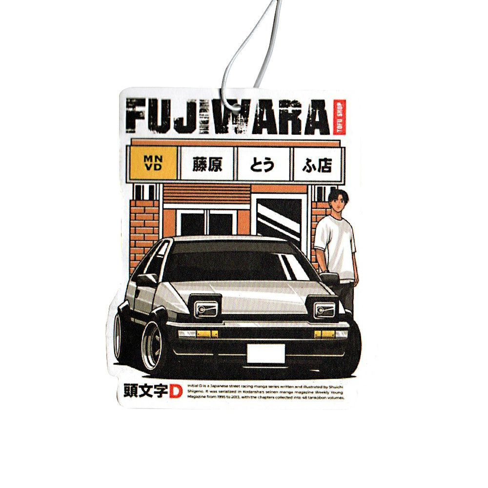 Автомобильный ароматизатор в салон авто JDM Fujiwara tofu shop AE 86  #1