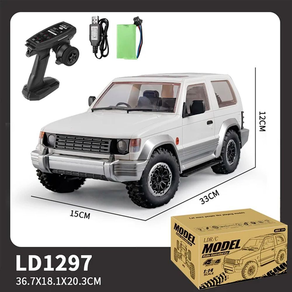 Радиоуправляемая машина мини-внедорожник LDRC 4WD 1/14 RTR - LD1297 White  #1