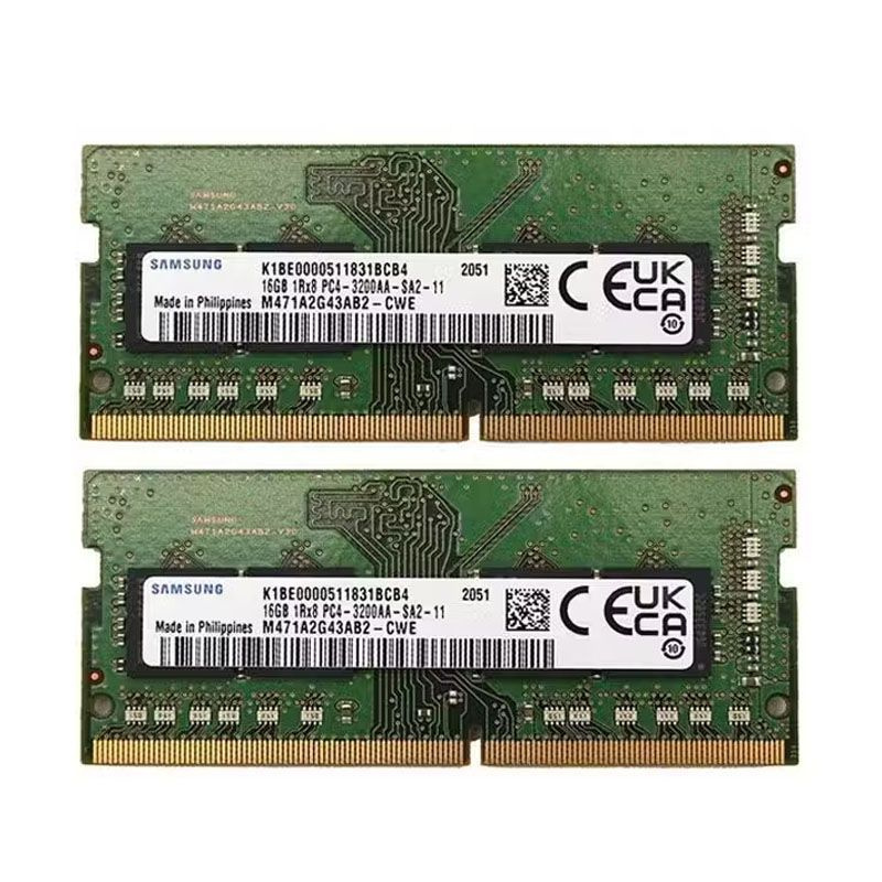 Оперативная память Sam sung DDR4 16 ГБ 3200 МГц для ноутбука PC4-3200AA 2x16 ГБ (M471A2G43AB2-CWE)  #1