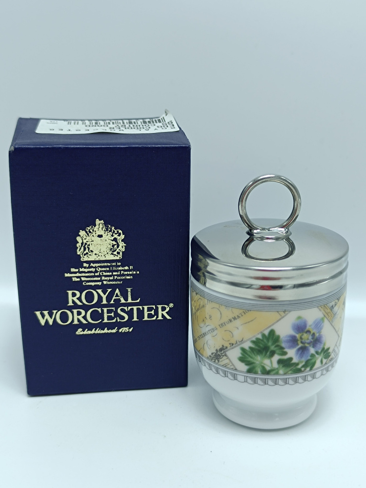 Винтажный кодлер на одно яйцо Royal Worcester Англия. Клеймо. Коробка  #1