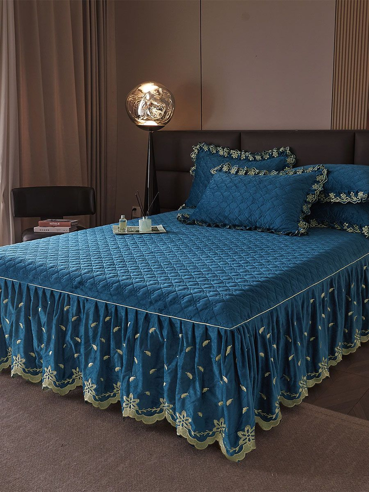 AiWinsure Покрывало с наволочками Velvet bedspreads, Вельбоа с размерами: 220 x 200 см  #1