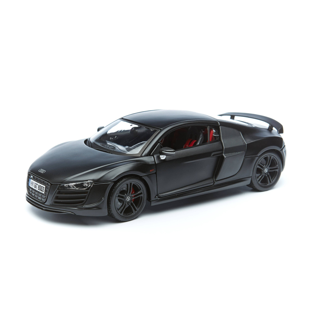 Машинка Audi R8 GT, 1:18 чёрная #1