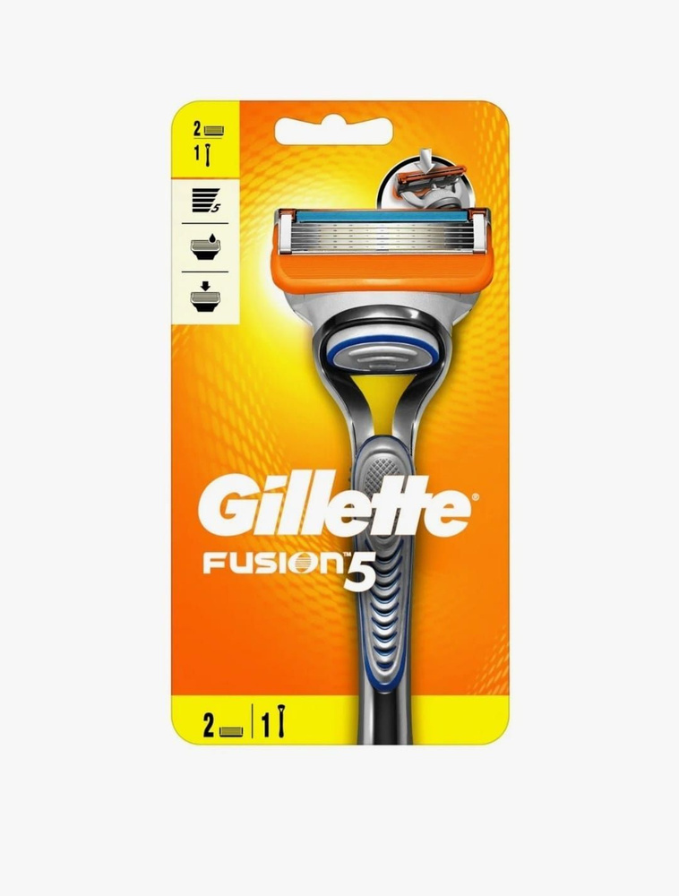 Gillette Fusion5 мужская бритва, 2 кассеты, с 5 лезвиями. #1