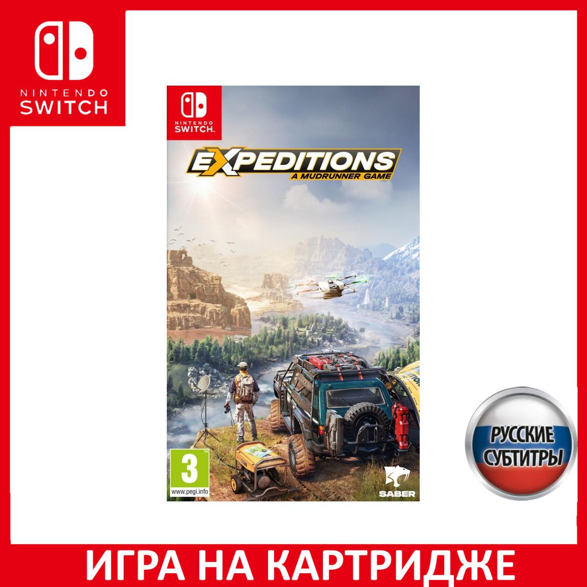 Игра на Картридже Expeditions: A MudRunner Game Русская Версия (Switch)