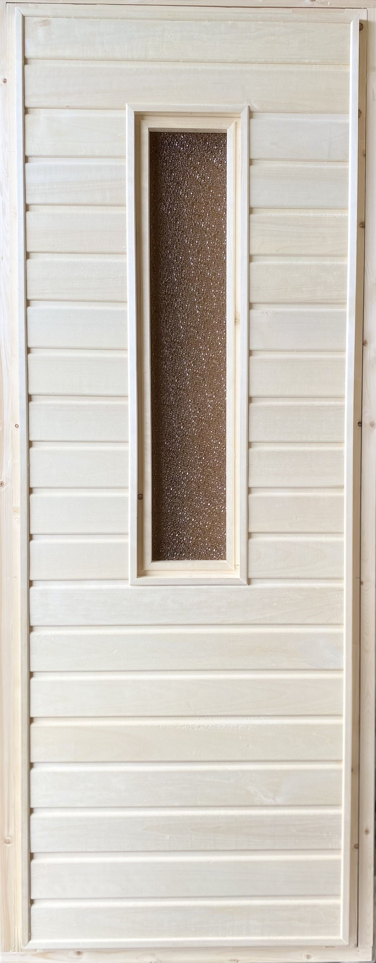 Дверь для бани и сауны со стеклом 180 х 70 см
