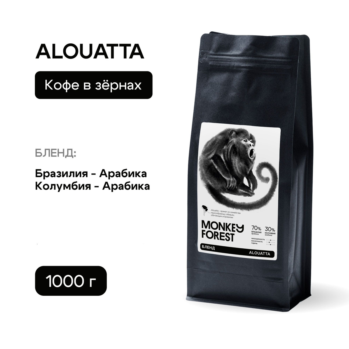 Monkey Forest Alouatta 1 000 гр. / 1 кг