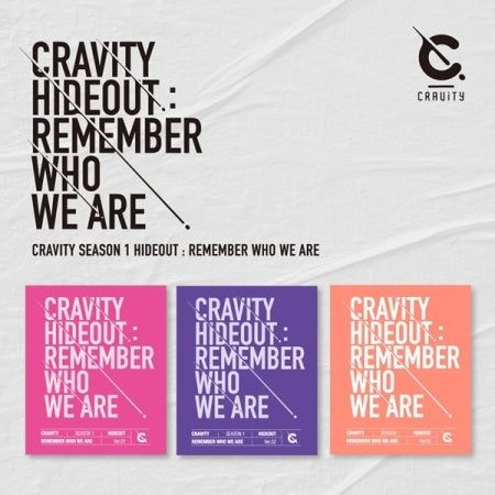 Альбом CRAVITY - Hideout:Remember Who We Are Season1. 3 Version SET