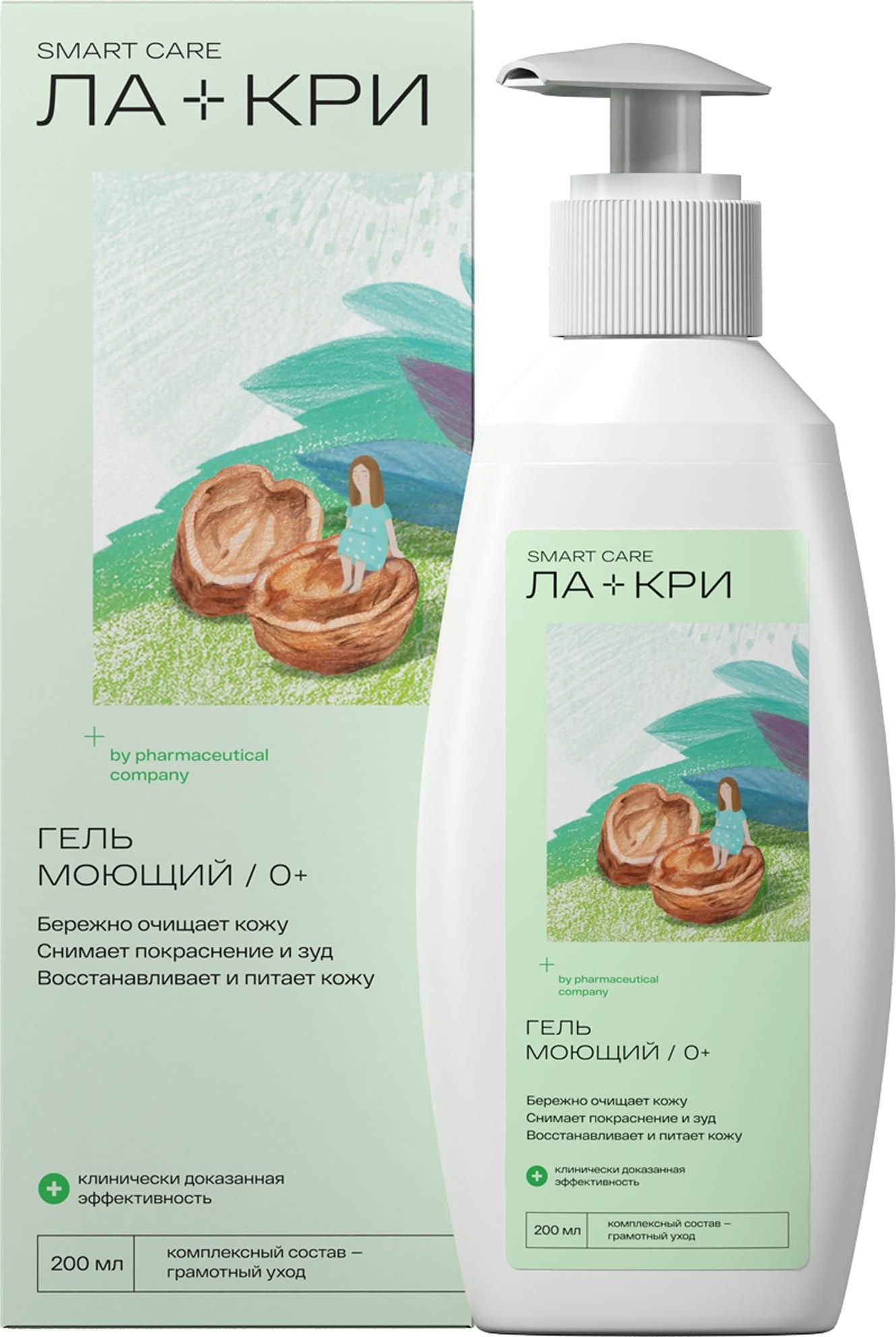 Ла-криГельдлядушамоющийдлякожи,склоннойксухости,покраснению,раздражениюизудуувзрослыхидетей200мл/гигиенаиуход