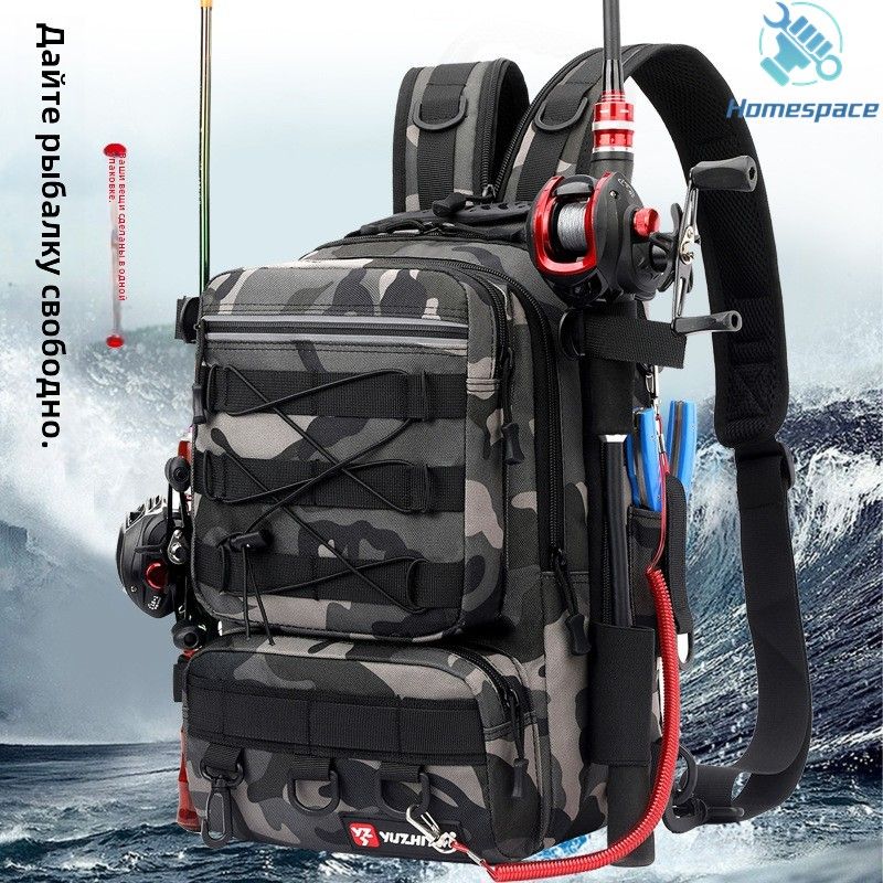 Сумкадлярыбалки,Водонепроницаемыйиизносостойкий,многопозиционнаяточкаподвеса,конструкциявставнойштанги,лучшийвыбордлярыбалкинаоткрытомвоздухе