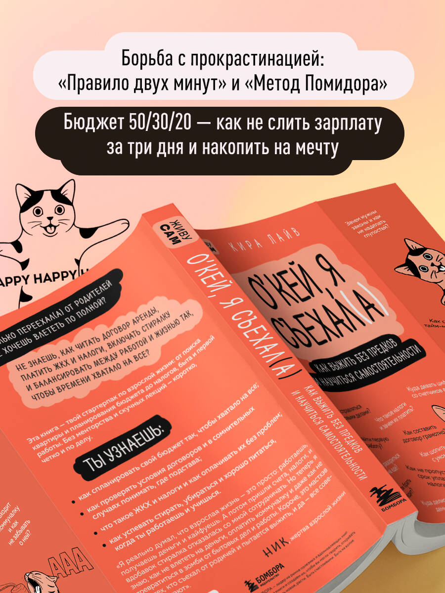Окей, я съехал(а). Как выжить без предков и научиться самостоятельности | Okay, I Moved Out: How to Survive Without Parents and Learn Independence - Ozon image 3