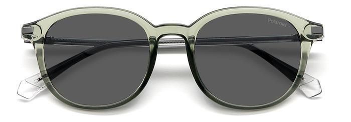 Мужские и женские солнцезащитные очки Polaroid PLD 4148/G/S/X 8YW M9, цвет: зеленый, цвет линзы: серый, #1