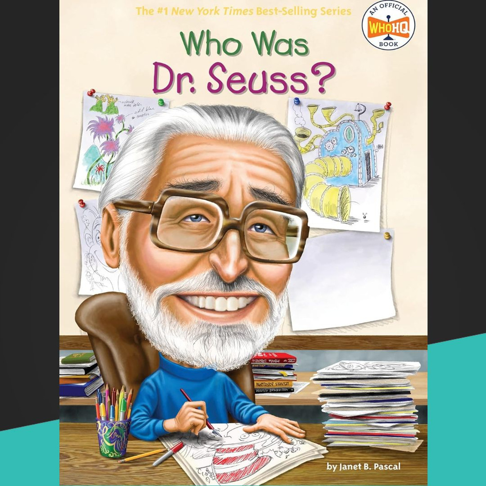 Who Was Dr. Seuss? Книга для чтения на английском языке для детей младшего школьного возраста / Доктор #1