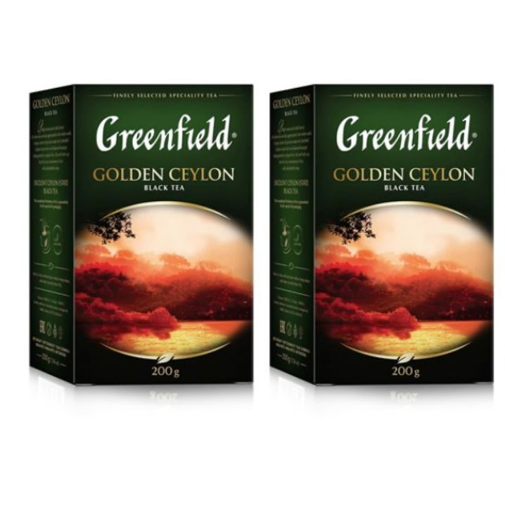 Чай черный Greenfield Golden Ceylon 200 грамм 2 штуки #1