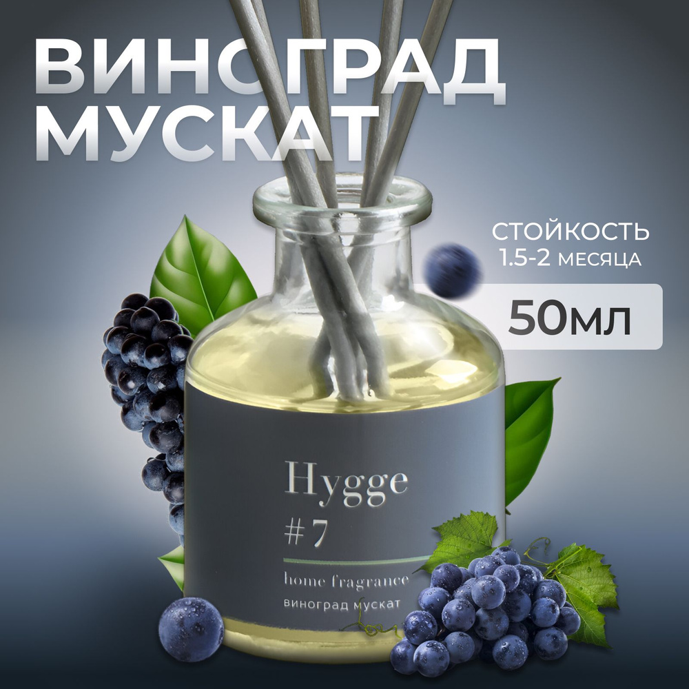 Диффузор ароматический "Hygge", 50 мл, виноград и мускат #1